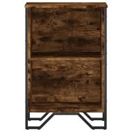 Библиотека, опушен дъб, 50x31x74,5 см, инженерно дърво