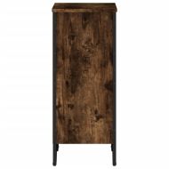 Библиотека, опушен дъб, 50x31x74,5 см, инженерно дърво