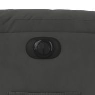 Електрически изправящ реклайнер тъмносив микрофибърен текстил