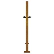 Градинска порта 100x75 см, кортенова стомана, квадратен дизайн