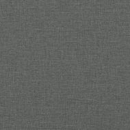 Рамка за легло без матрак, тъмносив, 120x190 см, плат