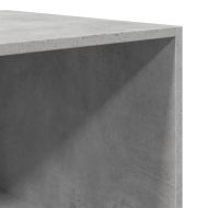 Гардероб, бетоново сив, 50x50x200 см, инженерно дърво