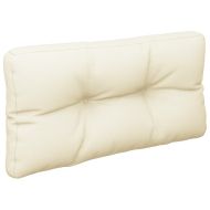 Палетни възглавници, 2 бр, кремави, текстил