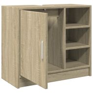 Долен шкаф за мивка, дъб сонома, 63x29x55 см, инженерно дърво