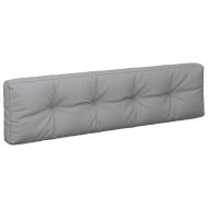 Палетни възглавници, 2 бр, сиви, текстил