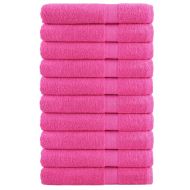 Премиум кърпи за сауна SOLUND 10 бр розови 80x200 см 600 gsm