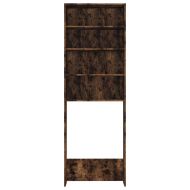 Шкаф за пералня, опушен дъб, 64x24x190 см