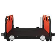 Ремарке за колело, оранжево, Оксфорд плат и желязо