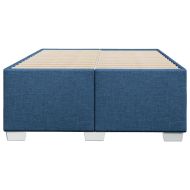 Рамка за легло без матрак, cиня, 120x190 см, плат