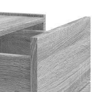 Нощно шкафче за стенен монтаж, сив сонома, 45x30x35 см