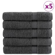 Премиум кърпи SOLUND 25 бр антрацит 100x200 см 600 gsm