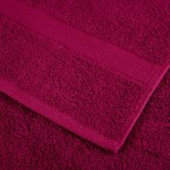 Премиум кърпи за сауна SOLUND 4 бр бордо 80x200 см 600 gsm