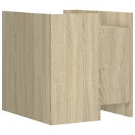 Нощно шкафче, сонома дъб, 45x50x50 см, инженерно дърво