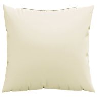 Възглавници за диван 4 бр кремав 40x40 см текстил