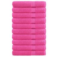 Премиум кърпи SOLUND 10 бр розови 100x200 см 600 gsm