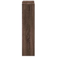 Капак за радиатор, кафяв дъб, 205x21,5x83,5 см, инженерно дърво