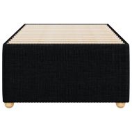 Рамка за легло, черно, единично, текстил