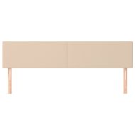 Горни табли 2 бр капучино 80x5x78/88 см изкуствена кожа