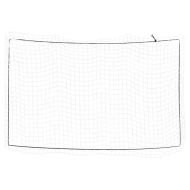 Мрежа за ремарке с еластично въже, бяла, 4x2,5 м, PP
