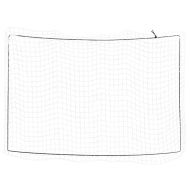 Мрежа за ремарке с еластично въже, бяла, 3,5x2,5 м, PP