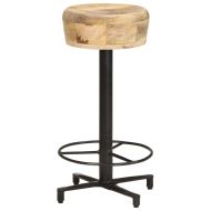 Бар табуретки, 2 бр, 66 см, мангово дърво масив