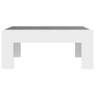 Маса за кафе с Infinity LED, бяла, 70x50x30 см