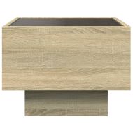 Нощна масичка с Infinity LED сонома дъб 40x40x30 см