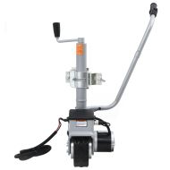 Алуминиево моторизирано опорно колело за ремарке 12 V 350 W