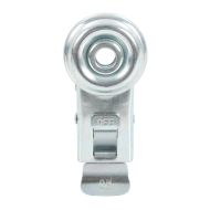 8 бр въртящи се колела с отвори за болт, 100 мм