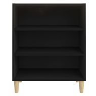 Бюфет черен 57x35x70 см инженерно дърво