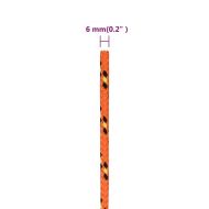 Въже за лодка оранжево 6 мм 250 м полипропилен