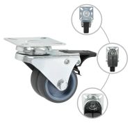 24 бр двуколесни въртящи се колела, 50 мм