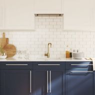 Дръжки за шкафове, 20 бр, сребристи, 320 мм, неръждаема стомана