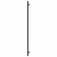 Дръжки за шкафове, 5 бр, черни, 480 мм, неръждаема стомана