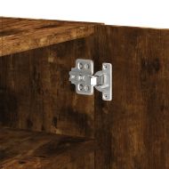 Стенен шкаф, опушен дъб, 75x35x60 см, инженерно дърво