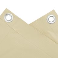 Параван за тераса, кремав, 400x75 см, PVC