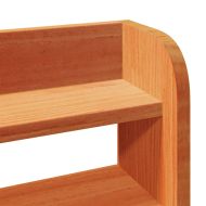 Рамка за легло без матрак, восъчнокафяв, 100x200 см, бор масив