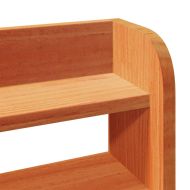 Рамка за легло без матрак, восъчнокафяв, 160x200 см, бор масив