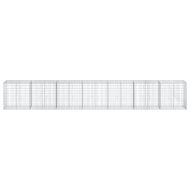 Габионна кошница с покритие, 700x50x100 см, поцинковано желязо