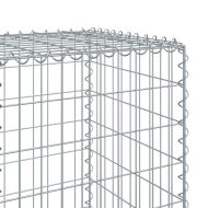 Габионна кошница с покритие, 200x50x150 см, поцинковано желязо