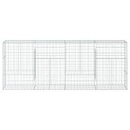 Габионна кошница с покритие, 400x50x150 см, поцинковано желязо