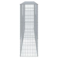 Габионна кошница с покритие, 400x50x150 см, поцинковано желязо