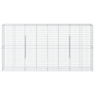 Габионна кошница с покритие, 400x50x200 см, поцинковано желязо