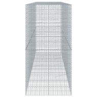 Габионна кошница с покритие, 450x100x200 см, поцинковано желязо