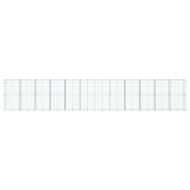 Габионна кошница с капак, 1200x100x200 см, поцинковано желязо