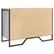 Шкаф за обувки, сив сонома, 90x38x61,5 см, инженерно дърво