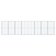 Габионна кошница с покритие, 800x100x200 см, поцинковано желязо