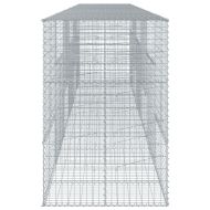 Габионна кошница с покритие, 600x100x150 см, поцинковано желязо