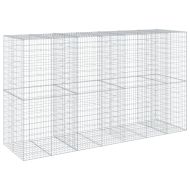 Габионна кошница с покритие, 350x100x200 см, поцинковано желязо