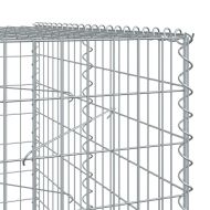 Габионна кошница с покритие, 350x100x200 см, поцинковано желязо
